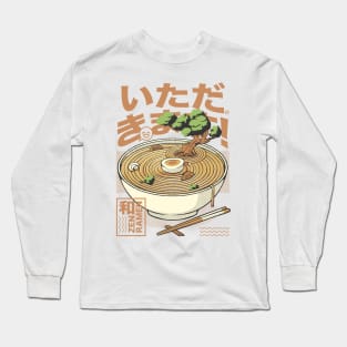 Bonsai Ramen Zen by Tobe Fonseca Long Sleeve T-Shirt